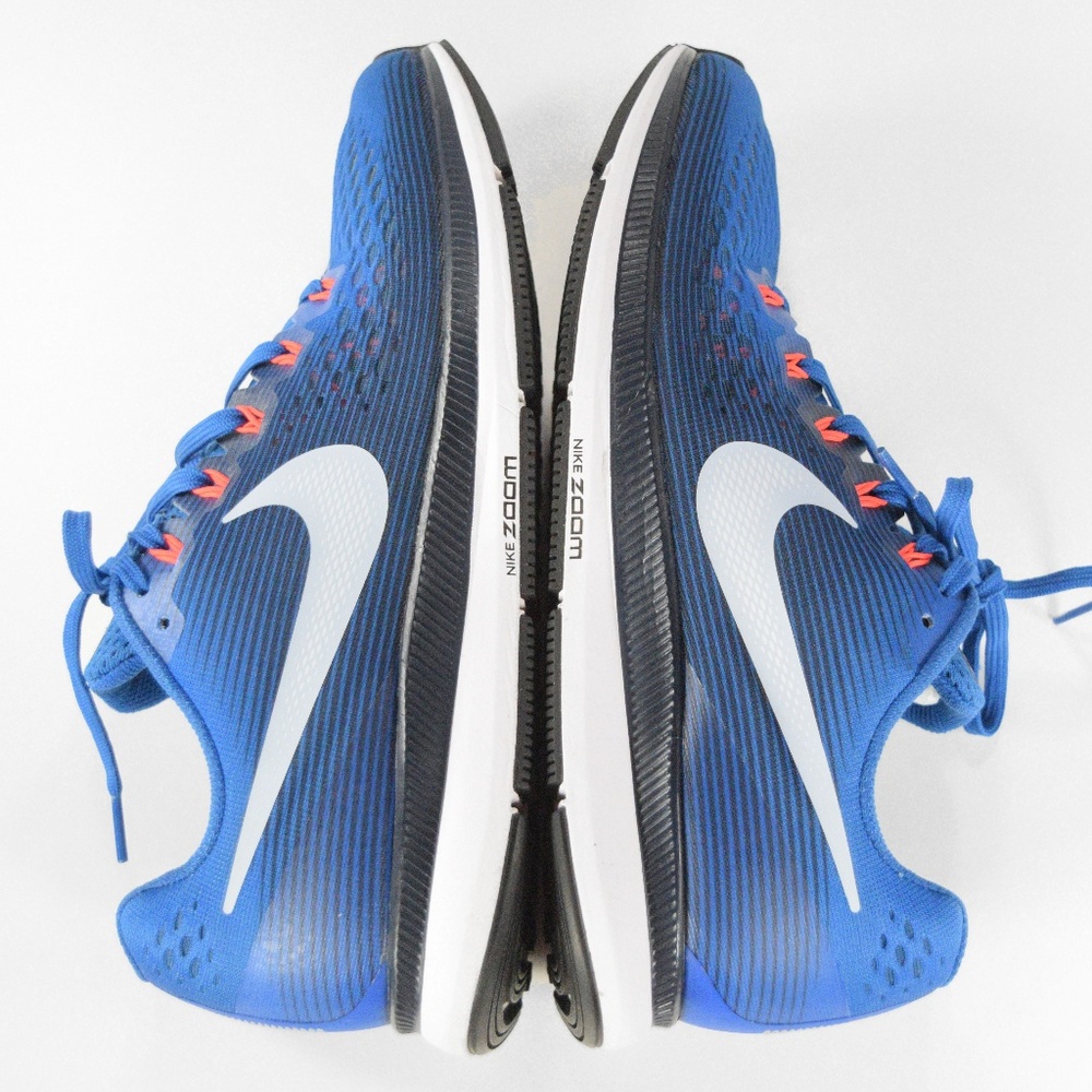 SOLD Nike ZOOM Pegasus 34 Men's Blue Running Shoes - Picture 3 of 8